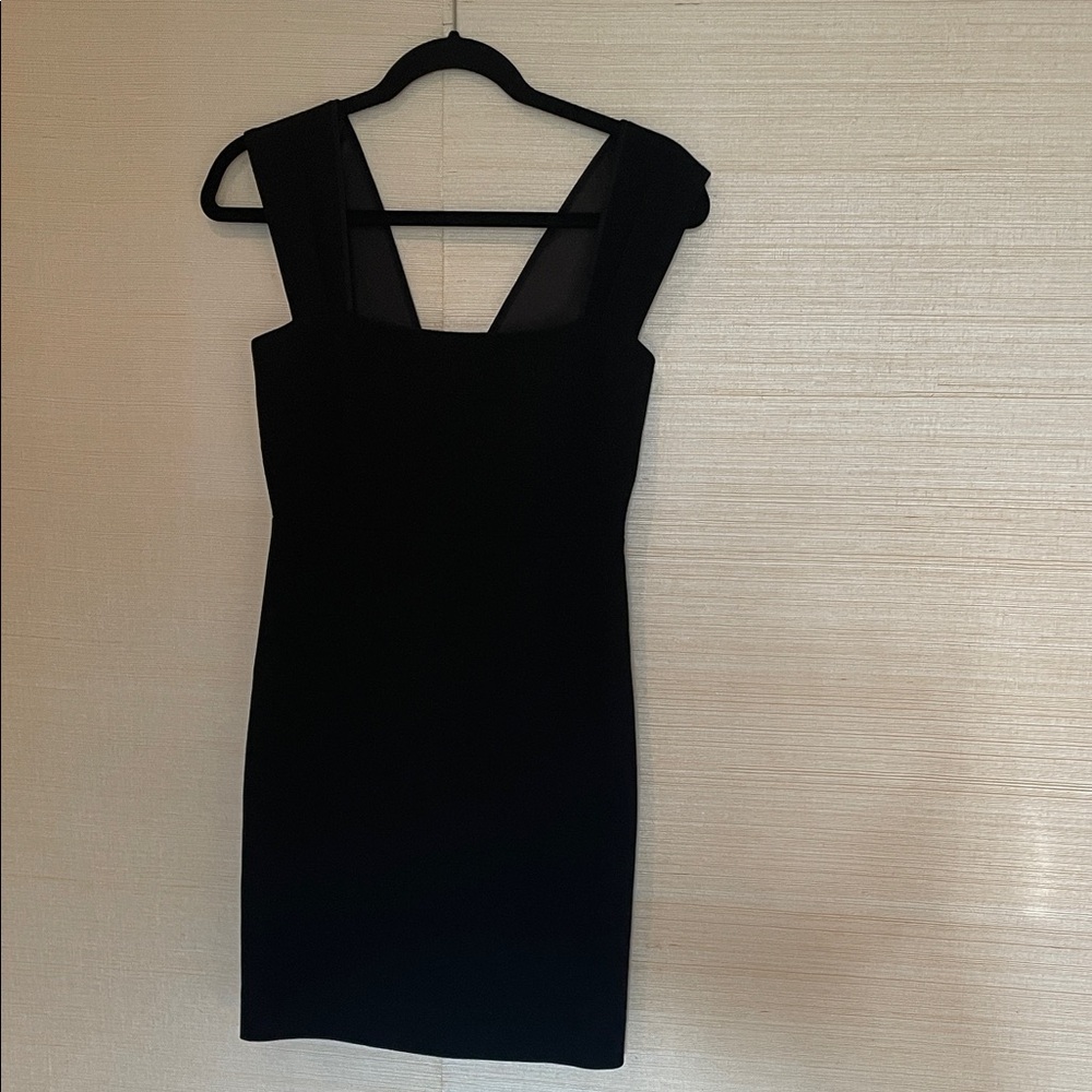 Elie Tahari Black Sleeveless Mini Dress